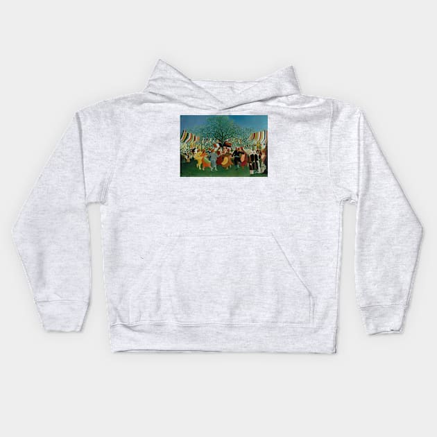 A Centennial of Independence by Henri Rousseau Kids Hoodie by Classic Art Stall